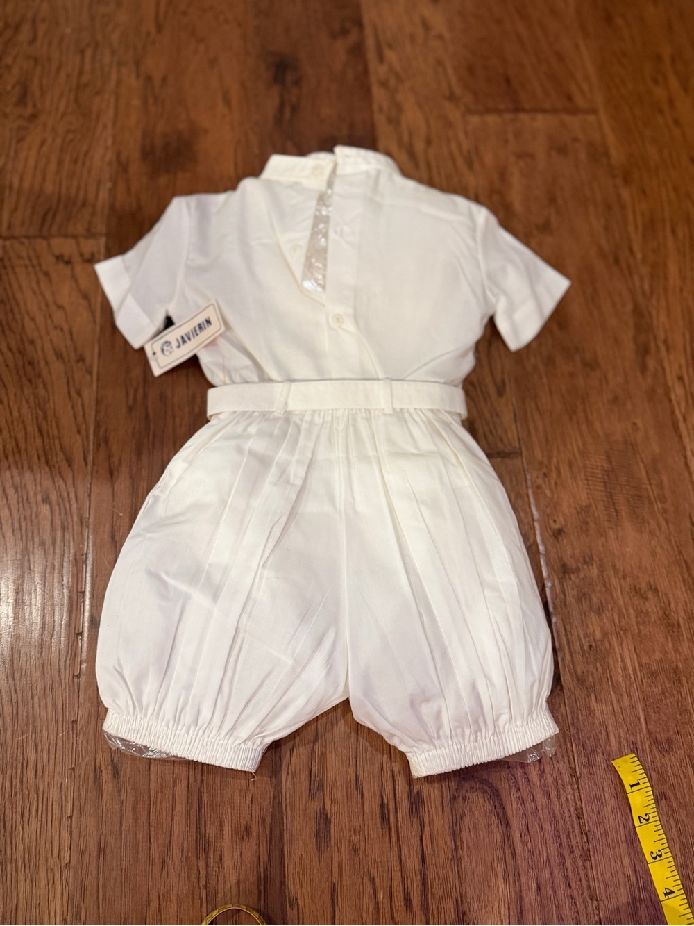 Vintage Javierin Boys Tuxedo Romper Size 2 NWT Ring Bearer,Birthday,photos - Picture 6 of 12